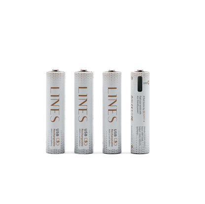 3 Pack Bundle AAA USB-C Rechargeable Batteries